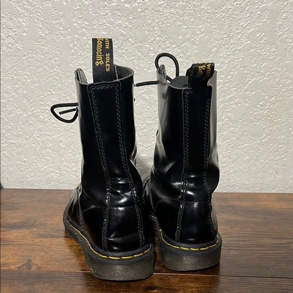 Dr. Martens Shiny Black Lace-Up Boots main image 8